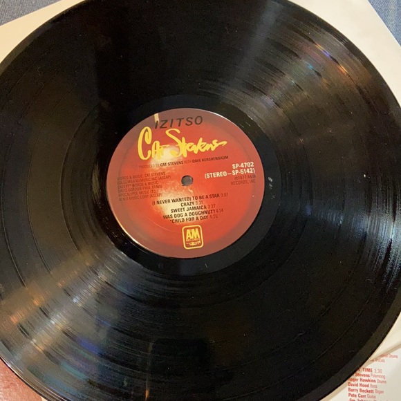 Cat Stevens Vintage IZITSO Vinyl 1975 - Picture 5 of 7